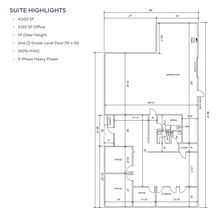 1109 S Airport Cir, Euless, TX for lease Floor Plan- Image 1 of 1