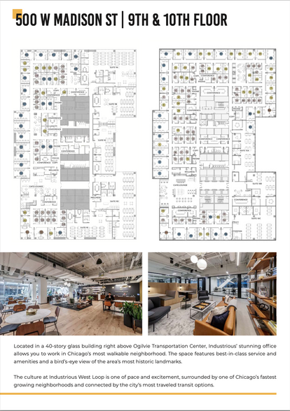 500 W Madison St, Chicago, IL for lease - Floor Plan - Image 2 of 12