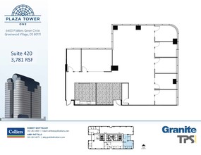 6400 S Fiddlers Green Cir, Greenwood Village, CO for lease Floor Plan- Image 1 of 2