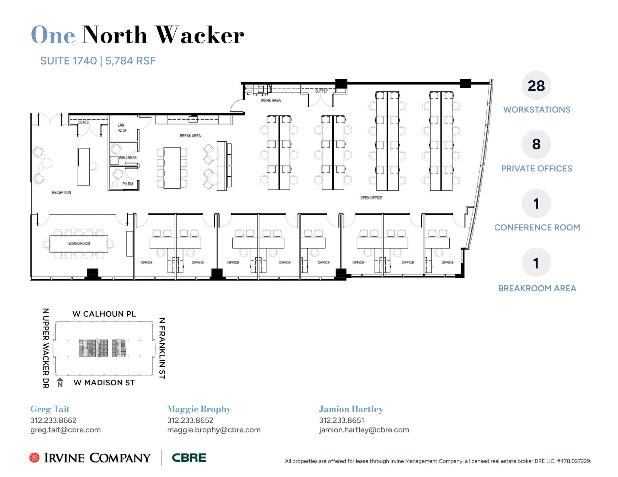 1 N Wacker, Chicago, IL for lease Site Plan- Image 1 of 1