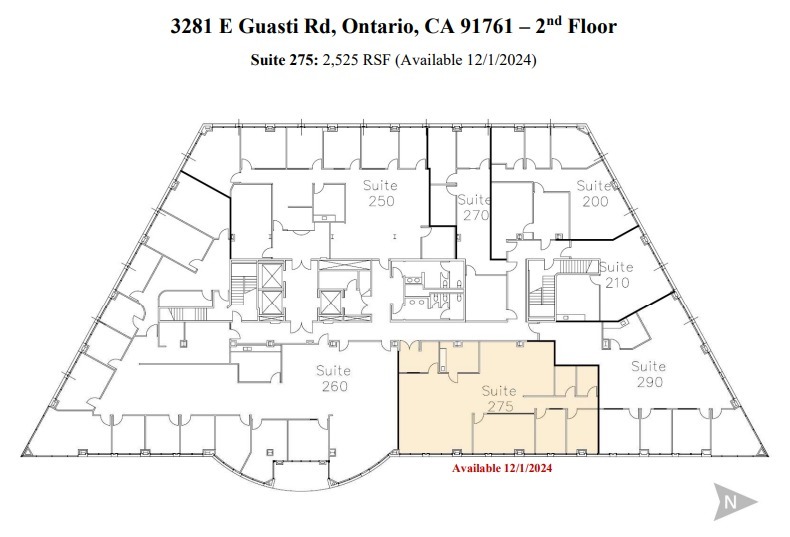 3281 E Guasti Rd, Ontario, CA for lease Floor Plan- Image 1 of 1