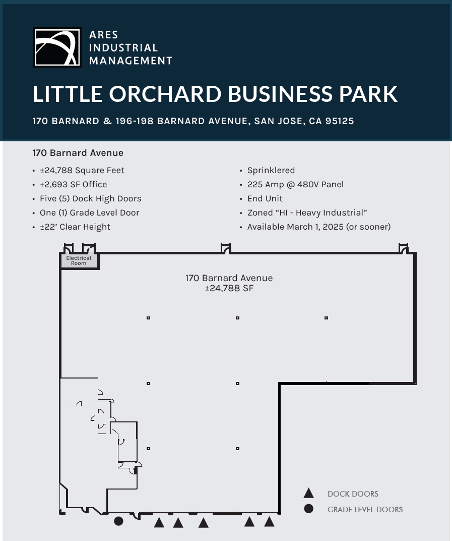 1712-1792 Little Orchard St, San Jose, CA for lease Building Photo- Image 1 of 2