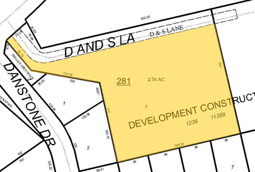 100 D and S Ln, Bear, DE for sale - Plat Map - Image 2 of 3