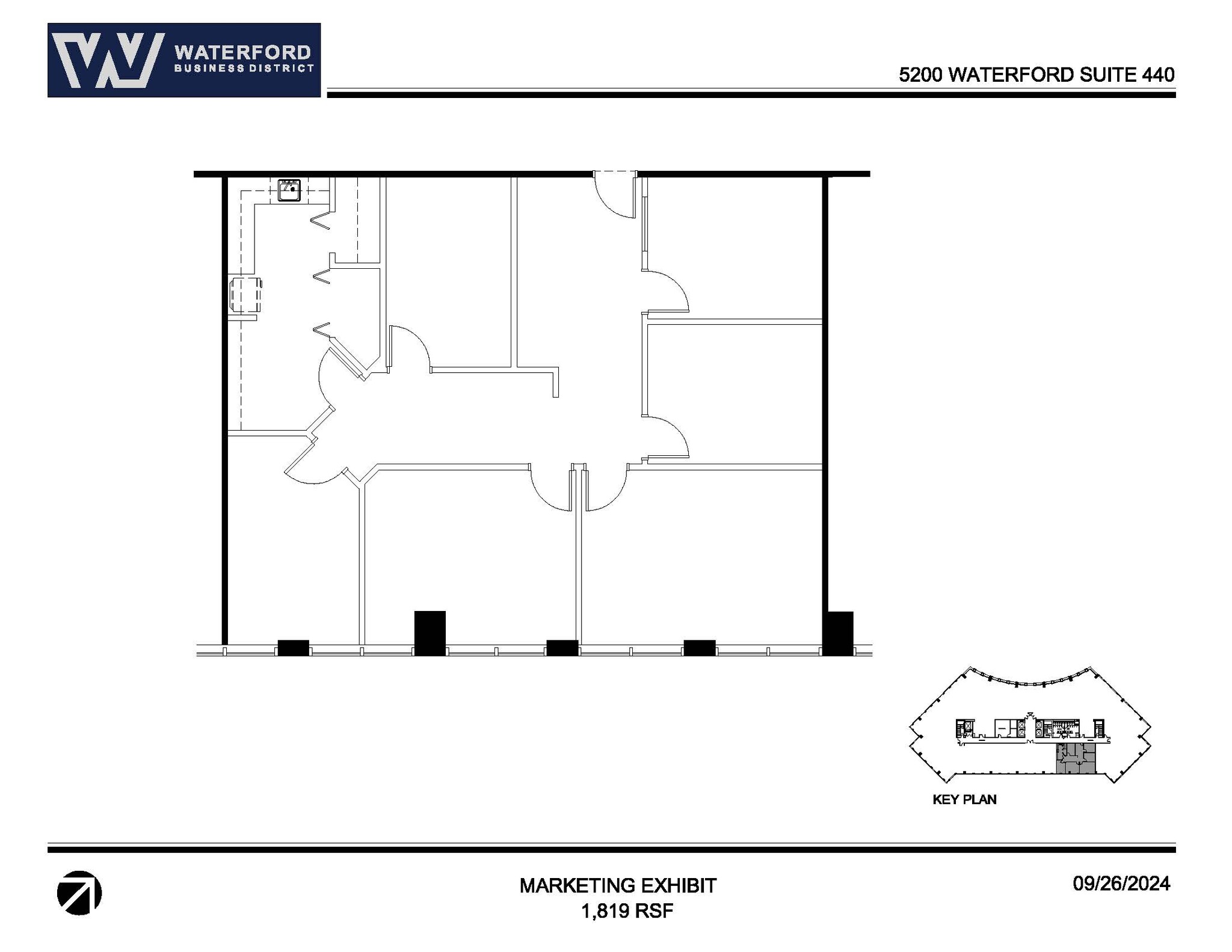 5200 Waterford District Dr, Miami, FL for lease Floor Plan- Image 1 of 1