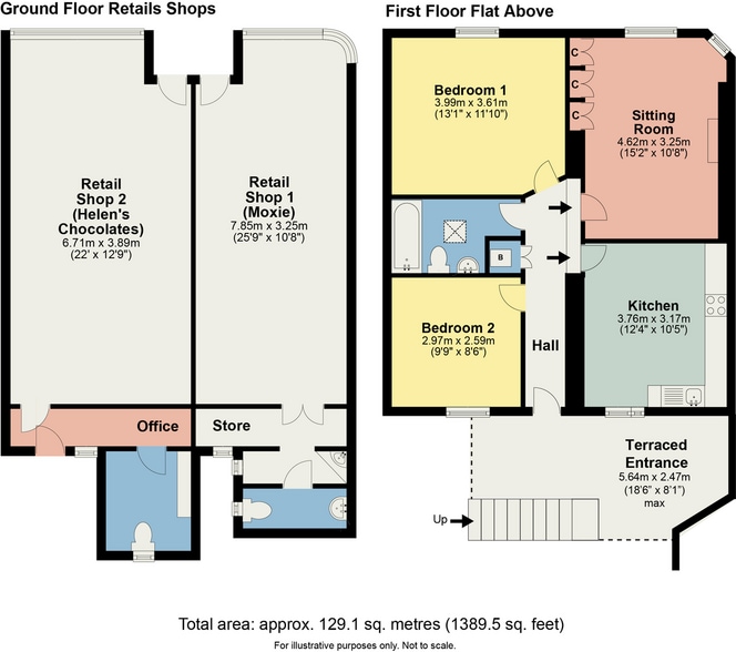 Ash Street/Queens Square portfolio of 2 properties for sale on LoopNet.com - Floor Plan - Image 2 of 2