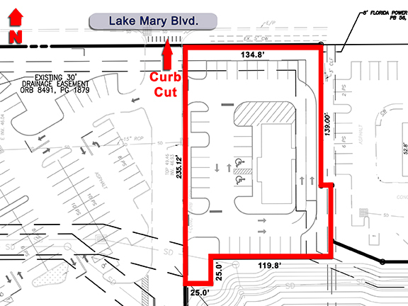 3003 W Lake Mary Blvd, Lake Mary, FL for lease - Site Plan - Image 3 of 8