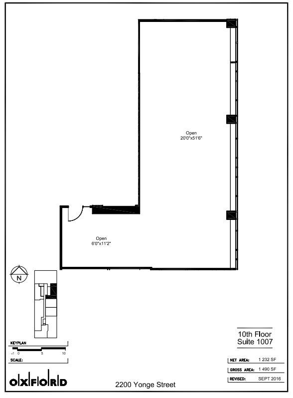 2200 Yonge St, Toronto, ON for lease Floor Plan- Image 1 of 1