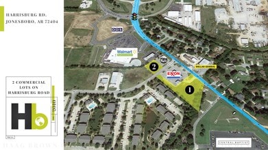 3513 Harrisburg Rd, Jonesboro, AR - AERIAL  map view - Image1