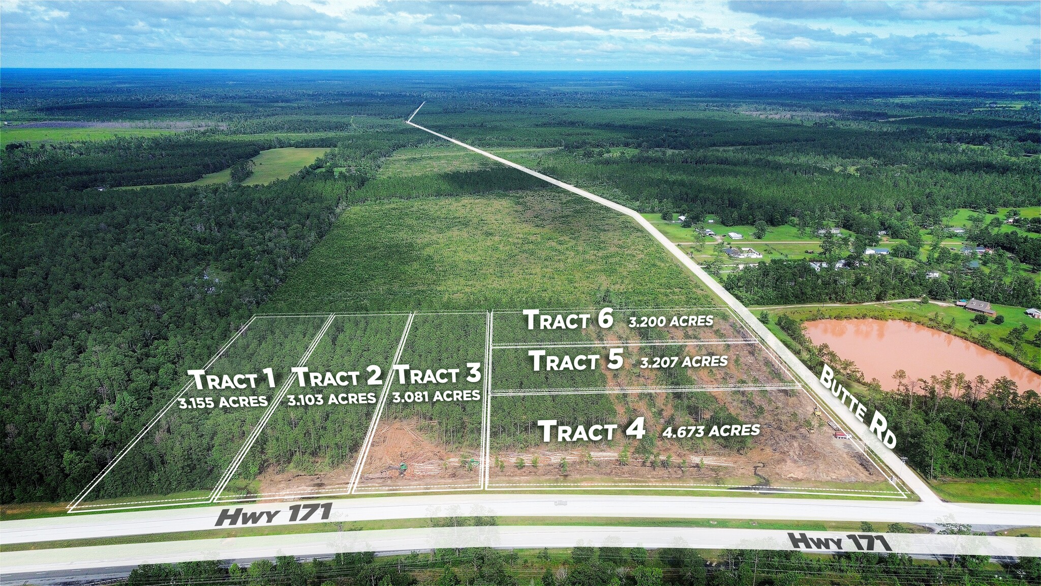 Highway 171 & Butte Rd, Longville, LA for sale Primary Photo- Image 1 of 2