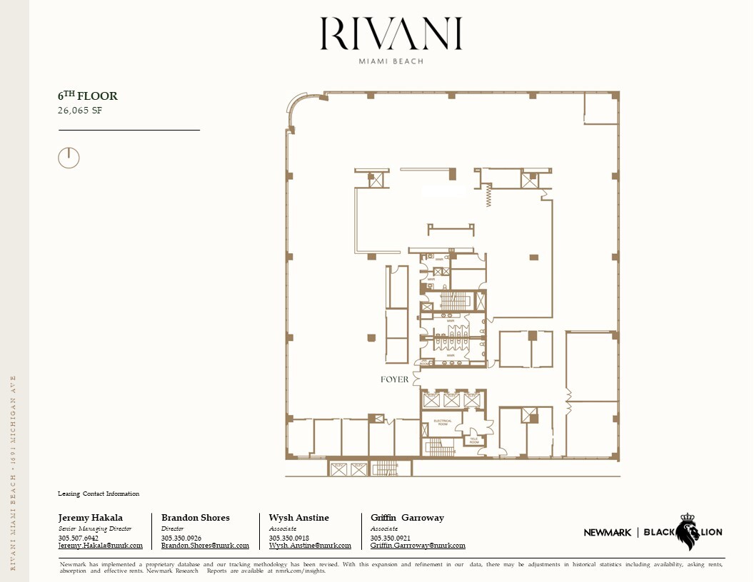 1691 Michigan Ave, Miami Beach, FL for lease Floor Plan- Image 1 of 1