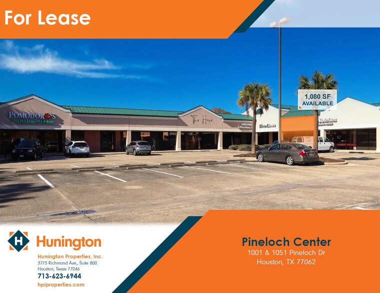 1001 Pineloch Dr, Houston, TX for lease - Building Photo - Image 1 of 1