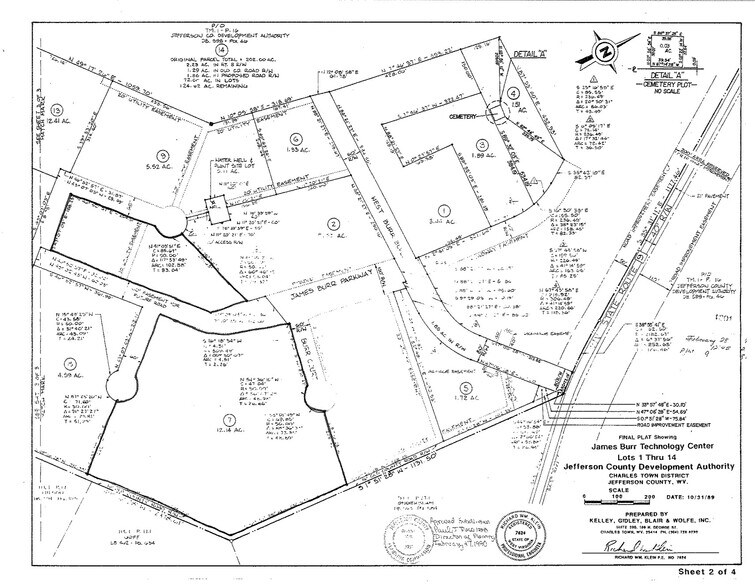 Lot 7 James Burr Blvd, Kearneysville, WV for sale - Site Plan - Image 2 of 2