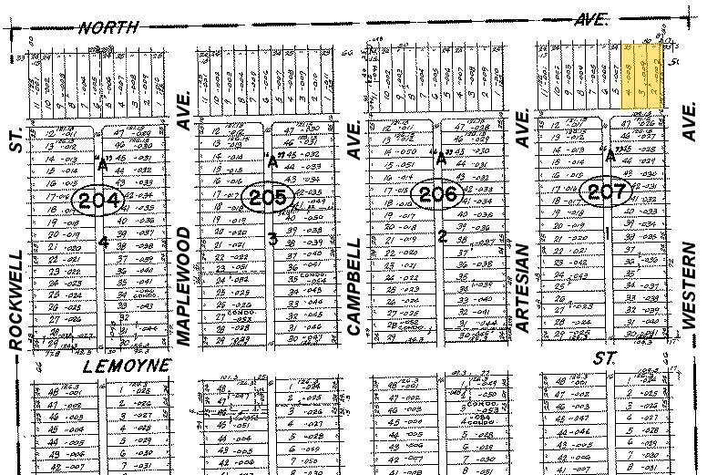 2401-2409 W North Ave, Chicago, IL for lease - Plat Map - Image 2 of 2