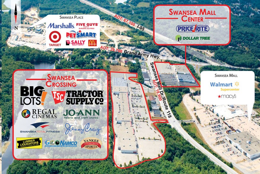 207 Swansea Mall Dr, Swansea, MA, 02777 Retail Space For Lease