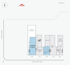 320-326 Bloor St W, Toronto, ON for lease Floor Plan- Image 2 of 2