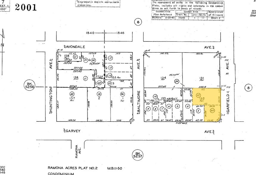 111 W Garvey Ave Monterey Park - 111 W Garvey Ave Monterey Park CA Plat Map 2 Large 