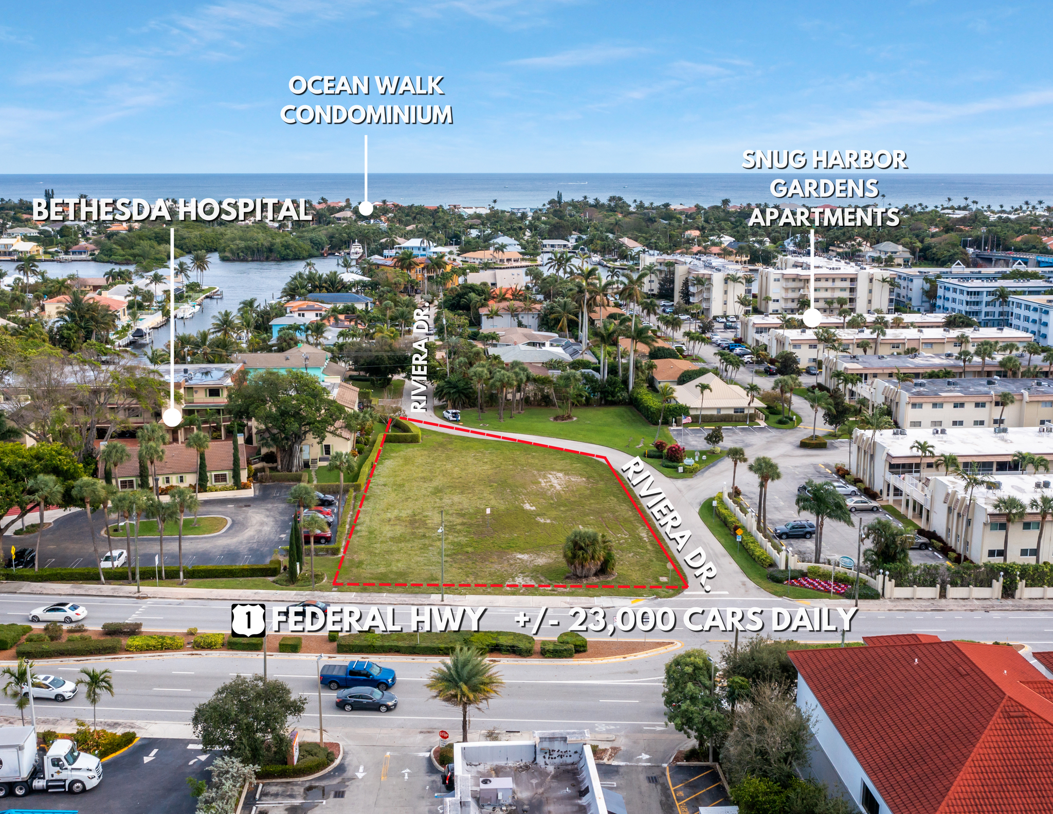 1320 S Federal Hwy, Boynton Beach, FL for sale Aerial- Image 1 of 16