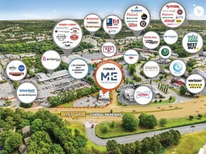 12300 Chenal Pky, Little Rock, AR - AERIAL  map view - Image1