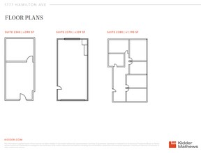 1777 Hamilton Ave, San Jose, CA for lease Floor Plan- Image 1 of 1