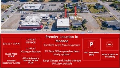 223 S Lewis St, Monroe, WA for lease Aerial- Image 2 of 10