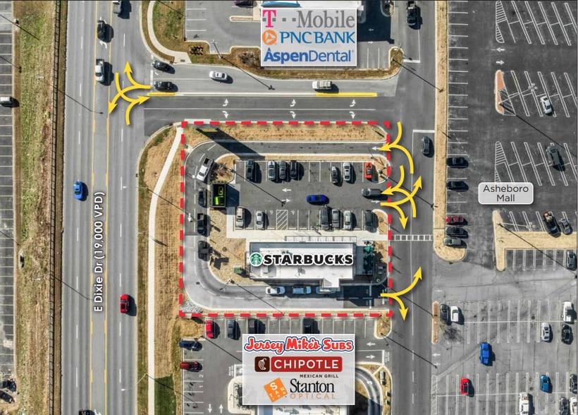 1497 E Dixie Dr, Asheboro, NC for sale - Building Photo - Image 2 of 4