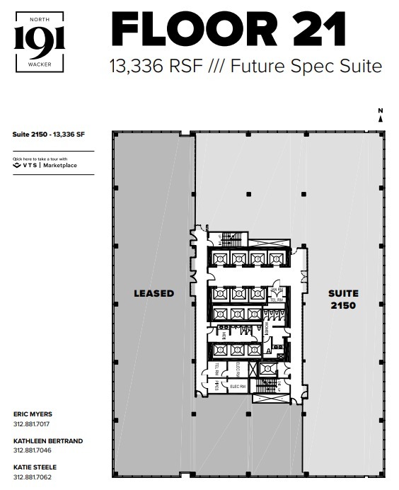 191 N Wacker Dr, Chicago, IL for lease Floor Plan- Image 1 of 1