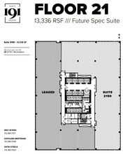 191 N Wacker Dr, Chicago, IL for lease Floor Plan- Image 1 of 1