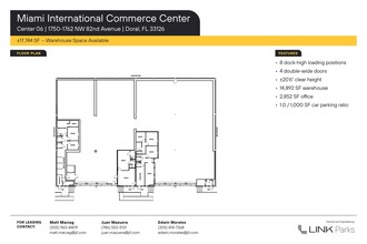 7950-7966 NW 14th St, Miami, FL for lease Site Plan- Image 1 of 2