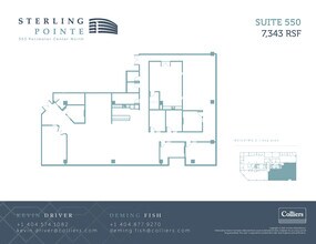 301 Perimeter Ctr N, Atlanta, GA for lease Floor Plan- Image 1 of 1