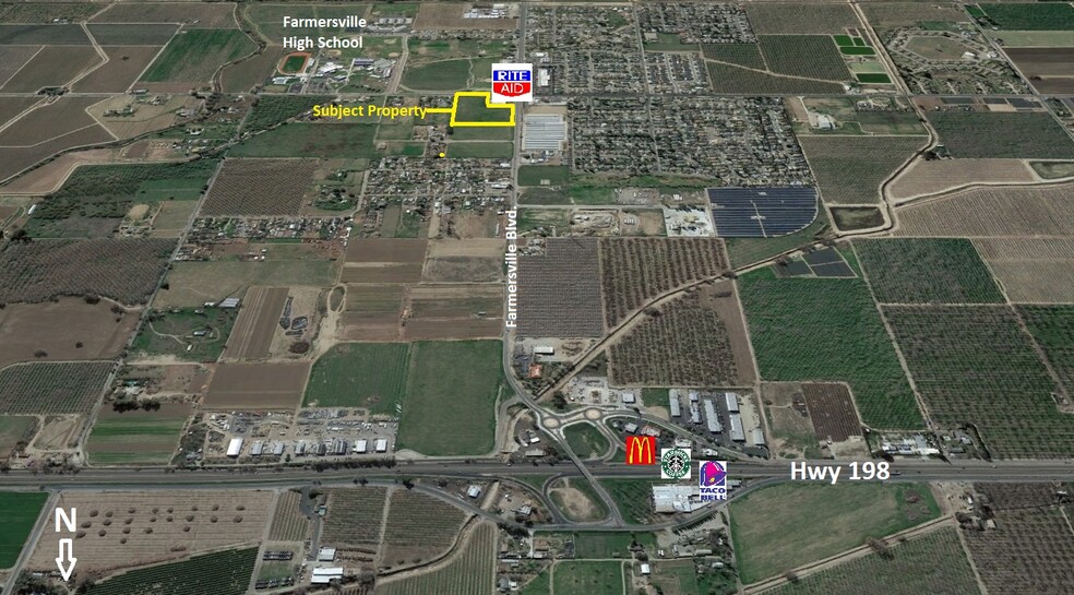 NEC Farmersville & Walnut, Farmersville, CA for sale - Building Photo - Image 3 of 8