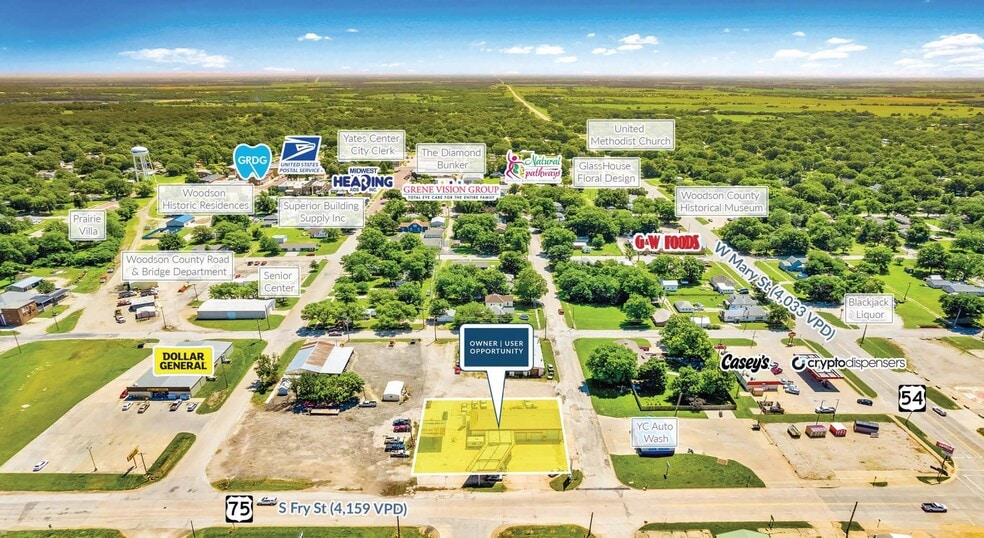 108 S Fry St, Yates Center, KS for sale - Building Photo - Image 3 of 5