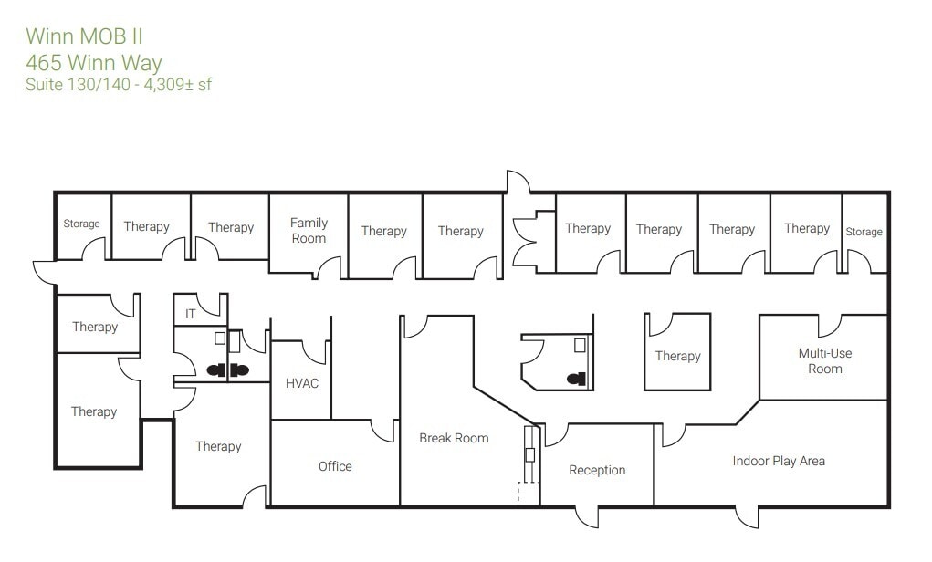 465 Winn Way, Decatur, GA for lease Floor Plan- Image 1 of 1