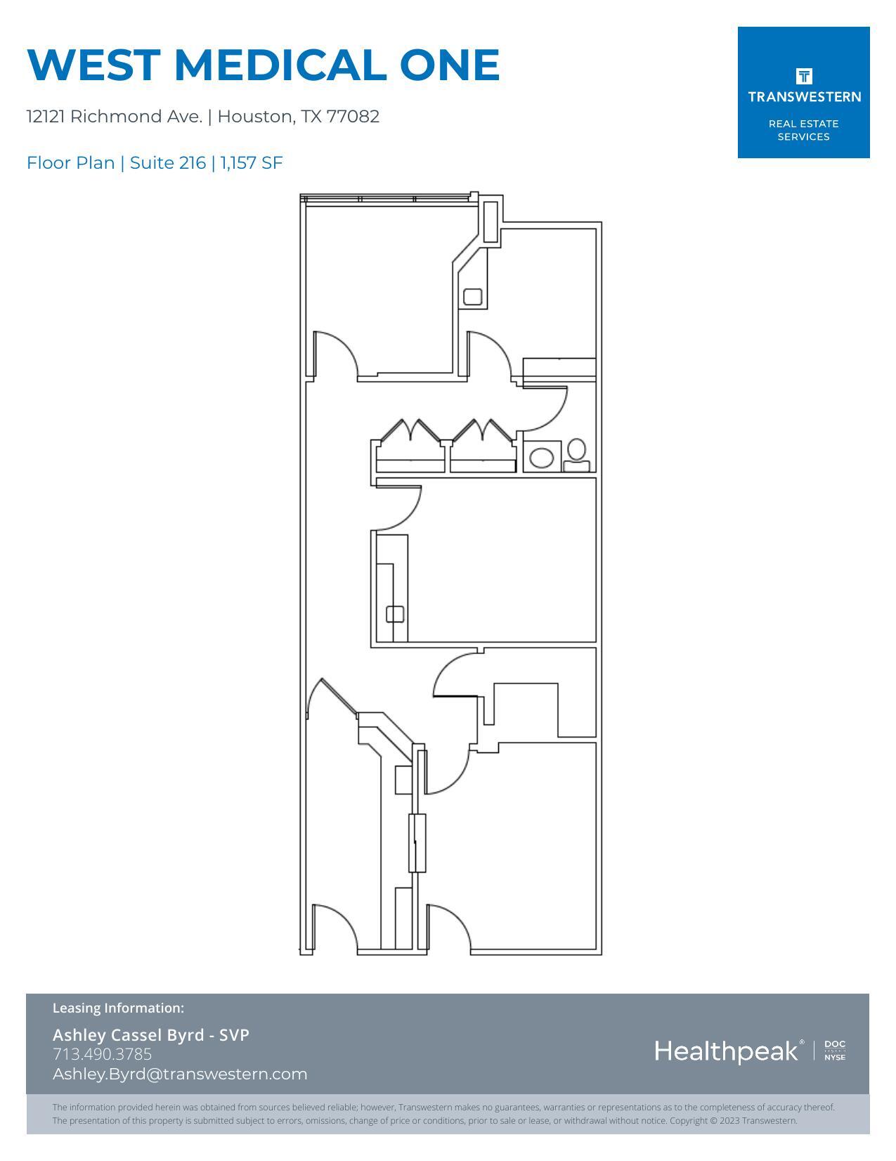 12121 Richmond Ave, Houston, TX for lease Floor Plan- Image 1 of 1