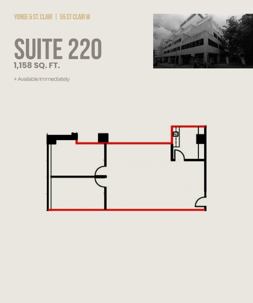 55 St Clair Ave W, Toronto, ON for lease Floor Plan- Image 1 of 1