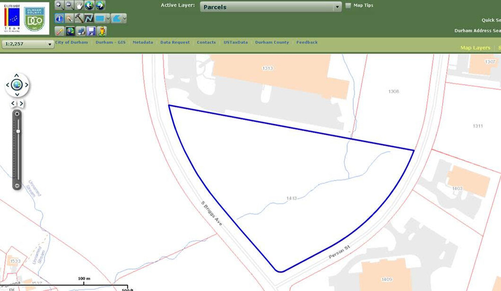 1321 S Briggs Ave, Durham, NC for sale - Plat Map - Image 2 of 4