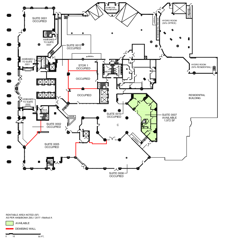 655 Bay St, Toronto, ON for lease Floor Plan- Image 1 of 1