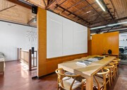Upstairs office area