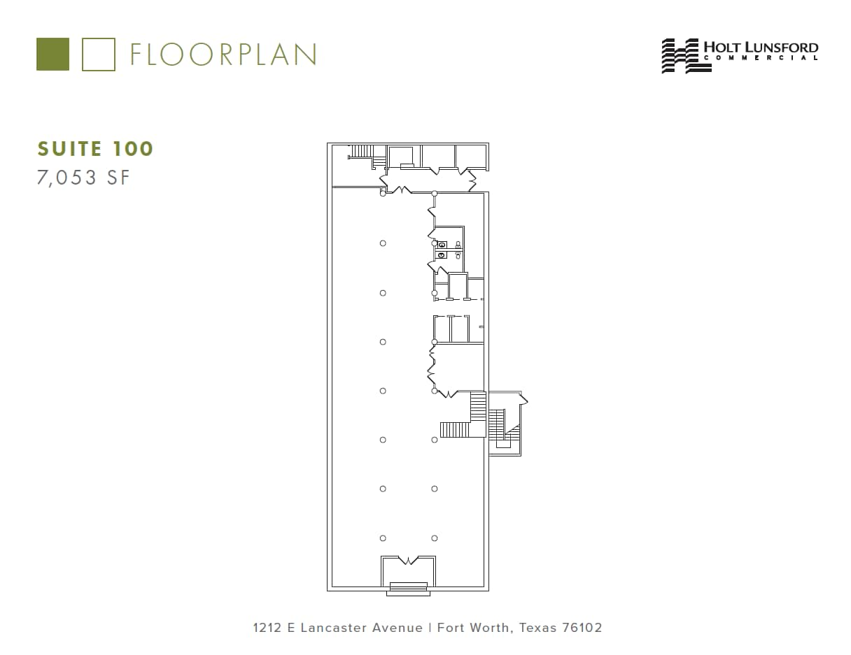 1212 E Lancaster Ave, Fort Worth, TX for lease Floor Plan- Image 1 of 1