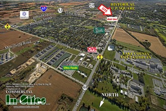 1115 Merrillville Rd, Crown Point, IN - aerial  map view