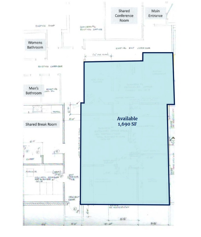 7919 Airport Rd, Middleton, WI for lease Floor Plan- Image 1 of 2