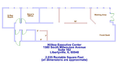 1580 S Milwaukee Ave, Libertyville, IL for lease Floor Plan- Image 1 of 1