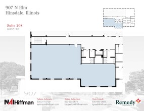 12 Salt Creek Ln, Hinsdale, IL for lease Floor Plan- Image 1 of 1