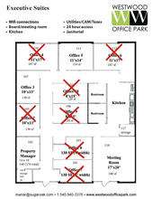 100-810 Westwood Office Park, Fredericksburg, VA for lease Floor Plan- Image 1 of 1