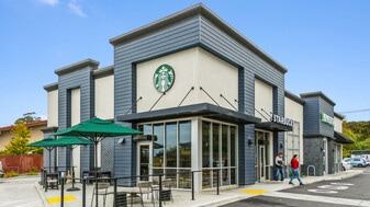 Starbucks & Wingstop - Drive Through Restaurant