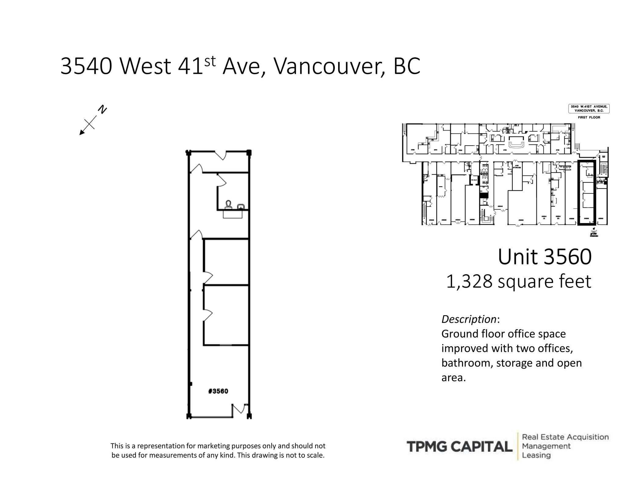3522-3560 41st Av W, Vancouver, BC for lease Site Plan- Image 1 of 1