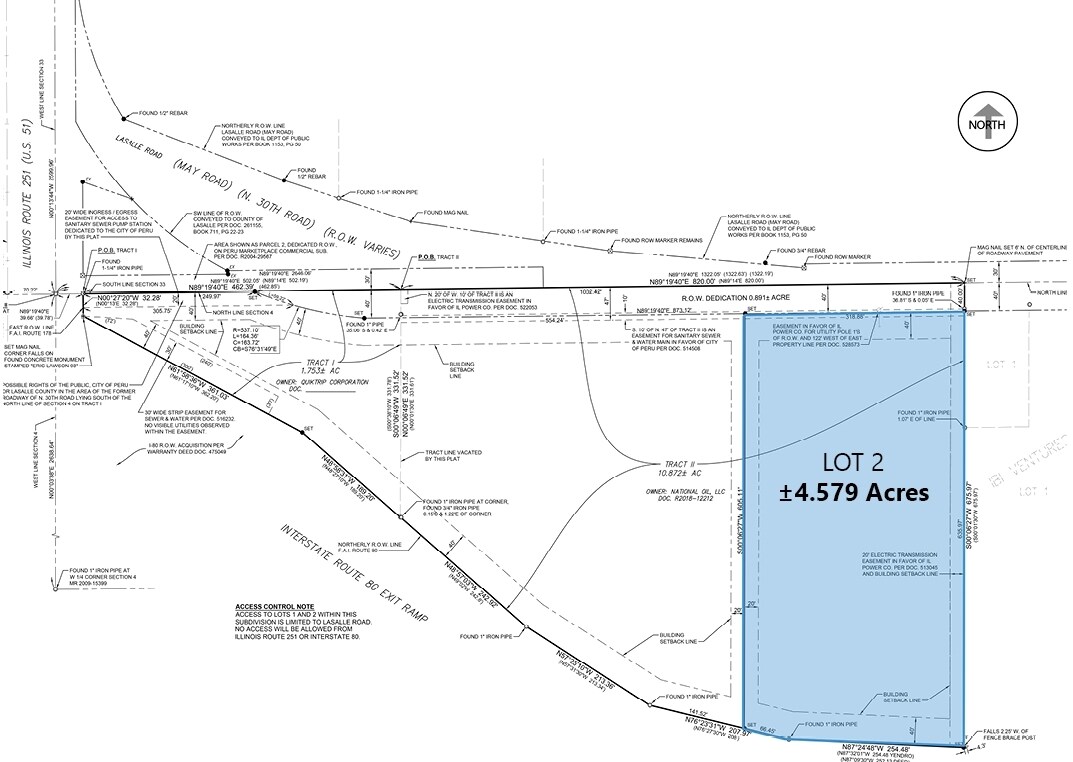 1320 May Rd, Peru, IL for sale Plat Map- Image 1 of 1