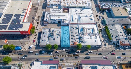 6910-6912 Santa Monica Blvd, Los Angeles, CA - aerial  map view