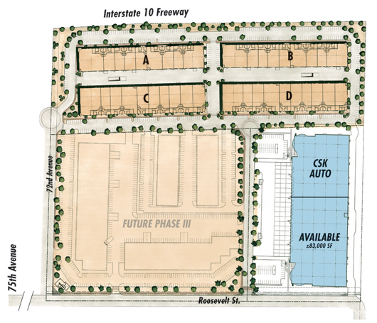 7150 W Roosevelt St, Phoenix, AZ for lease - Site Plan - Image 2 of 25