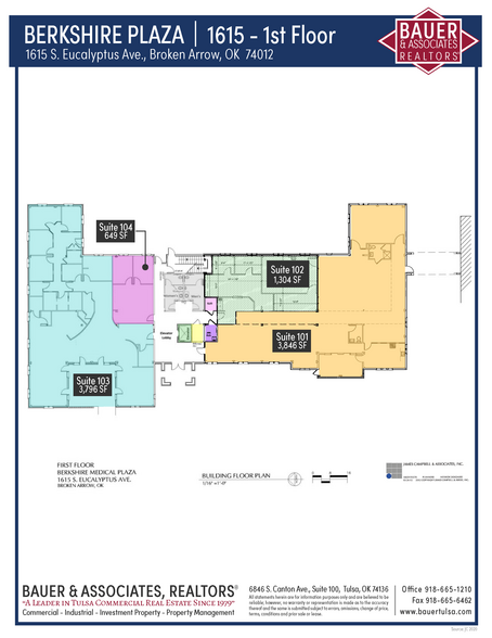 1615 S Eucalyptus Ave, Broken Arrow, OK for lease - Site Plan - Image 3 of 9