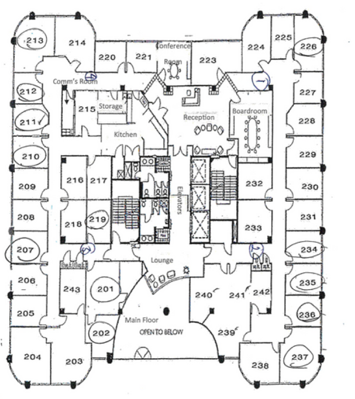 5945-5955 Airport Rd, Mississauga, ON for lease Floor Plan- Image 1 of 1